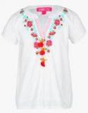 Biba White Casual Top Girls