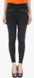 Bitterlime Black Solid Jegging women