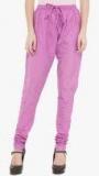 Bitterlime Fuchsia Solid Churidar Women