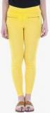 Bitterlime Yellow Solid Jegging Women