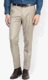 Black Coffee Beige Regular Fit Formal Trouser men