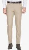 Black Coffee Beige Solid Formal Trouser men