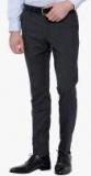 Black Coffee Charcoal Grey Textured Formal Trouser men