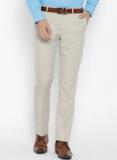 Blackberrys Beige Sharp Regular Fit Solid Formal Trouser men