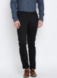 Blackberrys Black Sharp Fit Solid Chinos Men