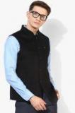 Blackberrys Black Solid Nehru Jacket men