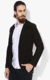 Blackberrys Black Solid Slim Fit Jacket & Blazers men