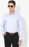 Blackberrys Blue Slim Fit Checked Formal Shirt Men