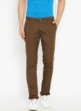 Blackberrys Brown Regular Fit Solid Regular Trouser Men