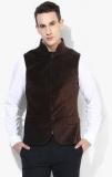 Blackberrys Brown Slim Fit Waistcoat Men