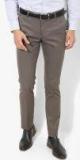 Blackberrys Brown Solid Slim FIt Formal Trouser men