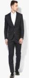 Blackberrys Dark Grey Solid Slim Fit Suit Men