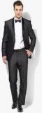 Blackberrys Dark Grey Solid Suit Men