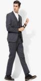 Blackberrys Dark Grey Striped Slim Suit Men