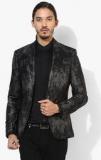 Blackberrys Grey Printed Slim Fit Blazer Men