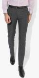 Blackberrys Grey Solid Slim Fit Formal Trouser men