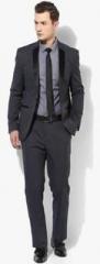 Blackberrys Grey Solid Suit men