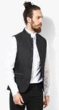 Blackberrys Grey Solid Waistcoat men