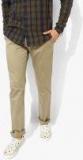 Blackberrys Khaki Solid Regular Fit Chinos Men