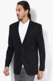 Blackberrys Navy Blue Solid Regular Fit Blazer men