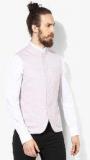 Blackberrys Pink Solid Waistcoat men