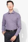 Blackberrys Purple Slim Fit Printed Formal Shirt Men