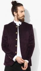 Blackberrys Purple Solid Blazer men