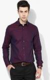 Blackberrys Purple Solid Slim Fit Formal Shirt men