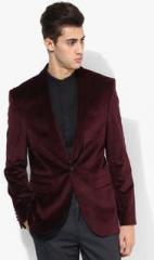 Blackberrys Wine Solid Blazer men