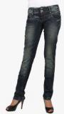 Blacksoul Blue Low Rise Slim Jeans Women