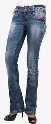 Blacksoul Blue Regular Jeans Women