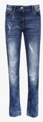 Blue Giraffe Blue Regular Fit Jeans girls