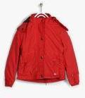 Blue Giraffe Red Winter Jacket Girls