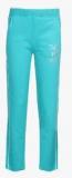 Blue Giraffe Turquoise Track Bottoms girls