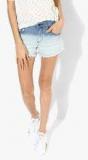 Blue Saint Blue Washed Shorts women