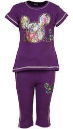 Bodycare Purple Night Suit Girls