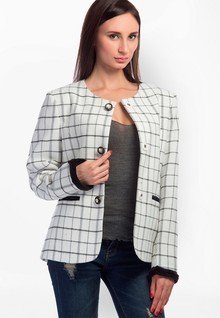 Bodyguard White Winter Jacket women