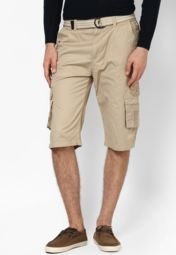 Bodymark Solid Beige 3/4Th Men