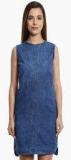 Bombay High Blue Solid Dress Women