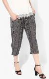 Bossini Black Printed Capris women