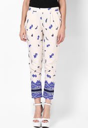 Bossini White Printed Legging Women