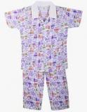 Bownbee Purple Night Suit Boys