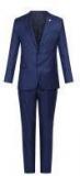 Brooks Brothers Blue Solid Suit Men