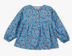 Budding Bees Blue Printed Casual Top Girls