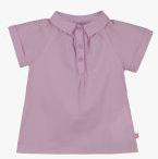 Budding Bees Pink Solid Casual Top Girls