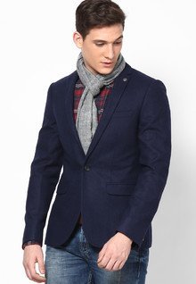 Burton Navy Blue Blazer men