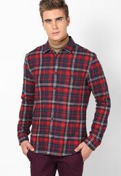 Burton Red Casual Shirt Men