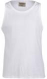 Burton White Round Neck Vests men