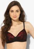 Bwitch Black Non Wired Padded Self Pattern Basic Bra women