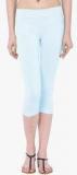 C9 Blue Solid Capris Women